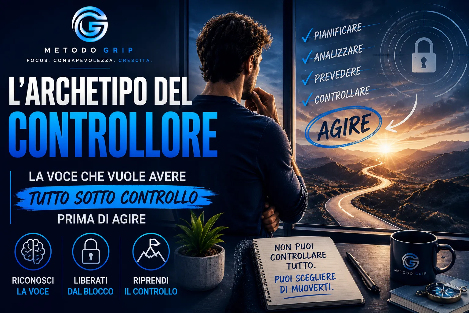 L'Archetipo del Controllore: Quando il Bisogno di Controllo Ti Blocca | Metodo GRIP