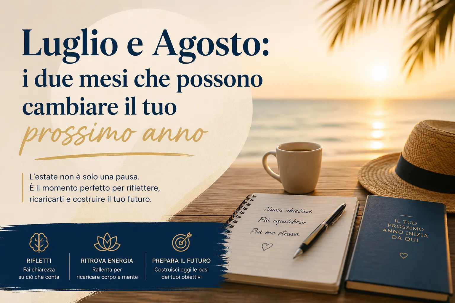 Luglio e Agosto: i due mesi che possono cambiare il tuo prossimo anno