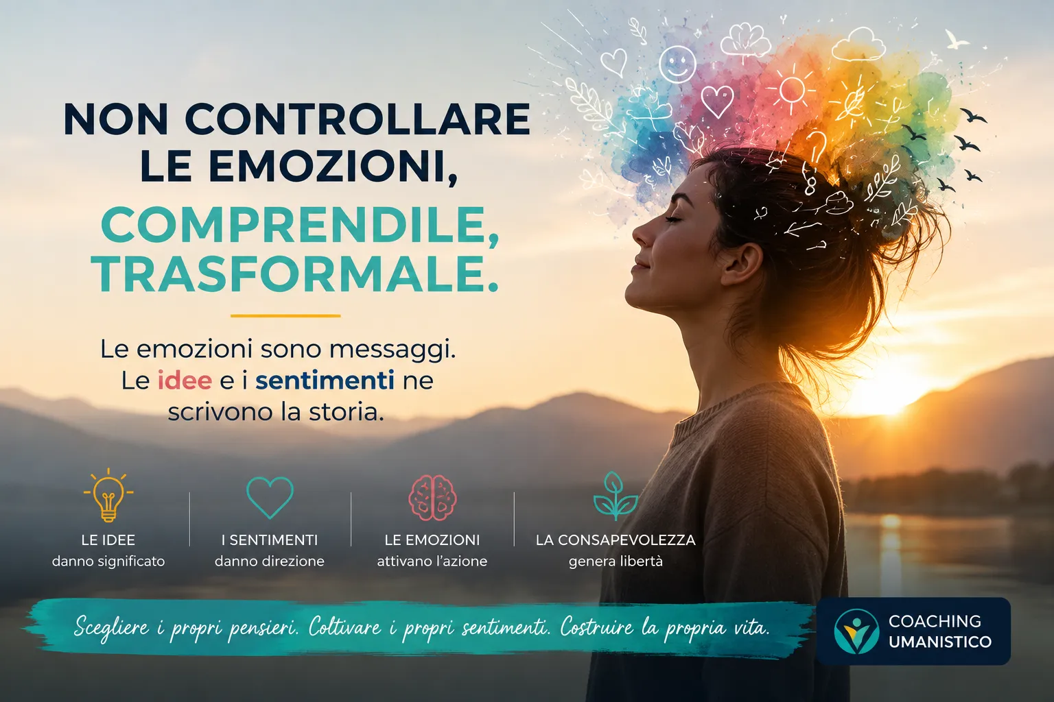 Perché non dobbiamo controllare le emozioni: il ruolo dei sentimenti nel coaching umanistico