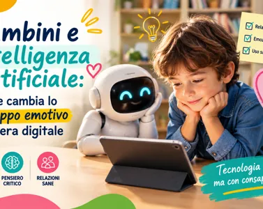 Bambini e intelligenza artificiale: come cambia lo sviluppo emotivo nell’era digitale