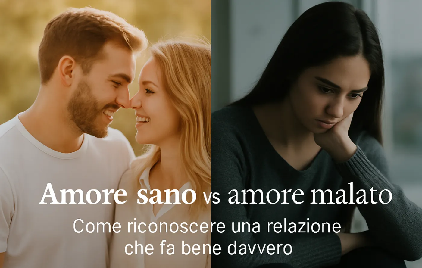 Amore sano vs amore malato: come riconoscere una relazione che fa bene davvero