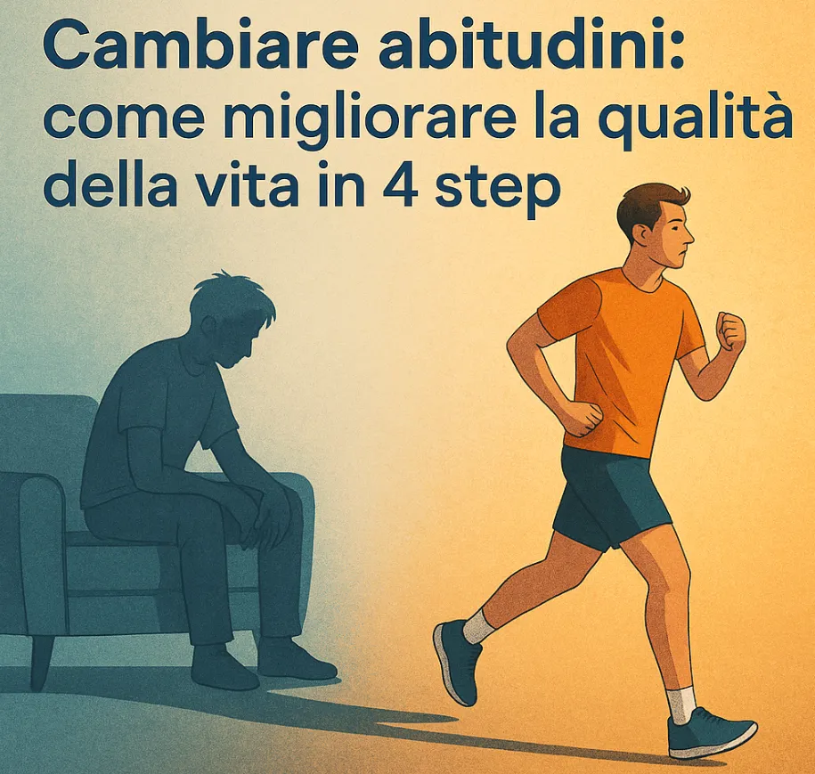 Cambiare abitudini: come migliorare la qualità della vita in 4 step